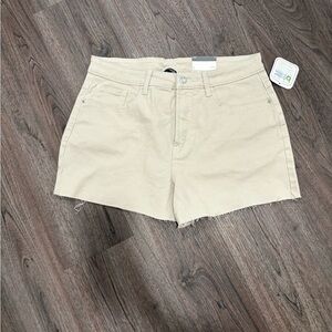NWT George High Waist Tan Women's Shorts Size 12